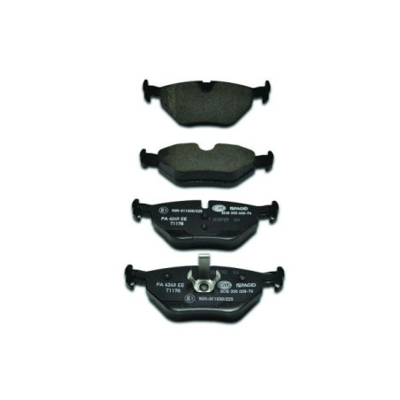 HELLA 8DB 355 008-761 Bremsbeläge Hinten für