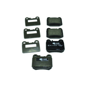 HELLA 8DB 355 008-831 Pastillas de freno Trasero para