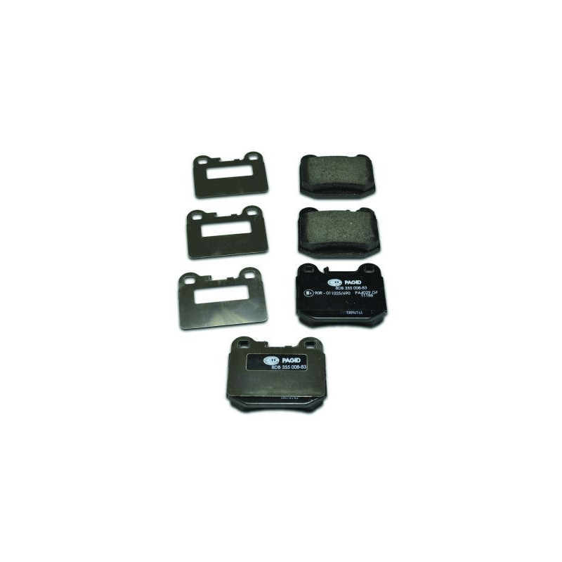 HELLA 8DB 355 008-831 Klocki hamulcowe Tył dla