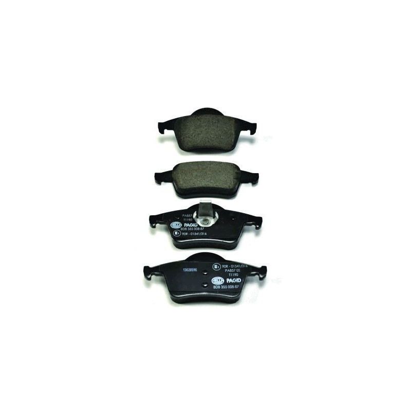 HELLA 8DB 355 008-871 Klocki hamulcowe Tył dla