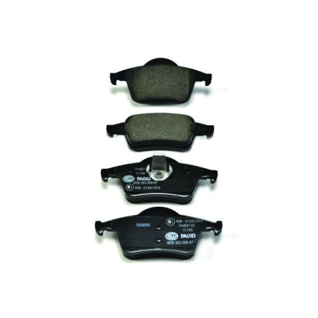 HELLA 8DB 355 008-871 Pastillas de freno Trasero para