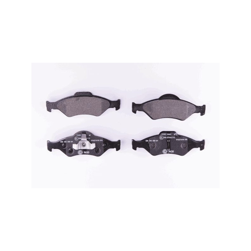 HELLA 8DB 355 008-891 Brzdové platničky Predné pre