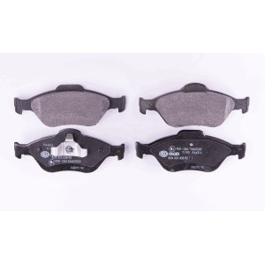 HELLA 8DB 355 008-901 Brzdové platničky Predné pre