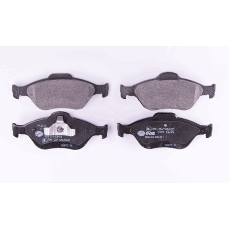 HELLA 8DB 355 008-901 Klocki hamulcowe Przód dla