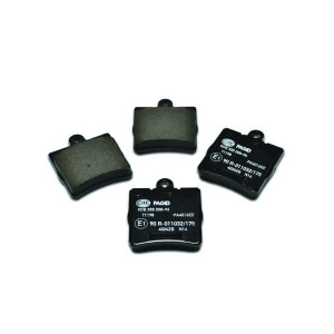 HELLA 8DB 355 008-961 Brzdové destičky Zadní pro