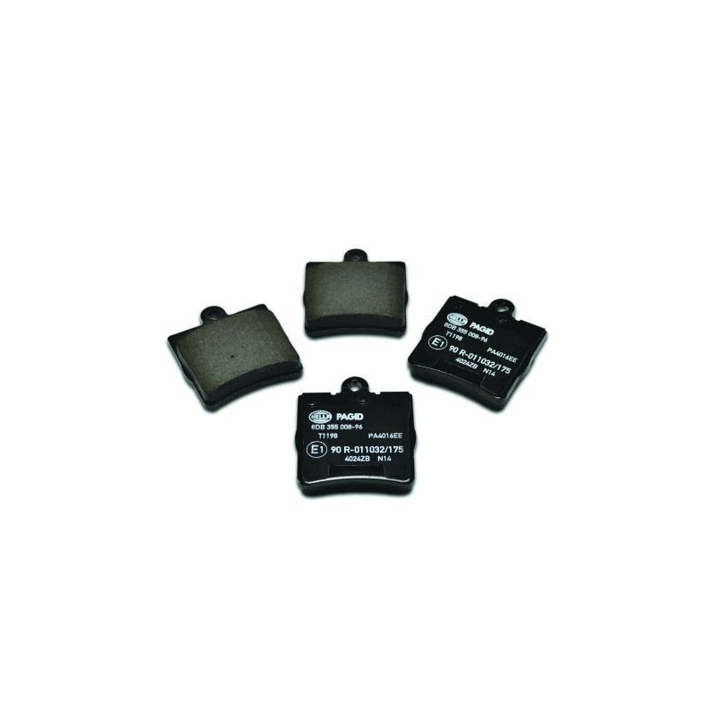 HELLA 8DB 355 008-961 Plaquettes de frein Arrière pour