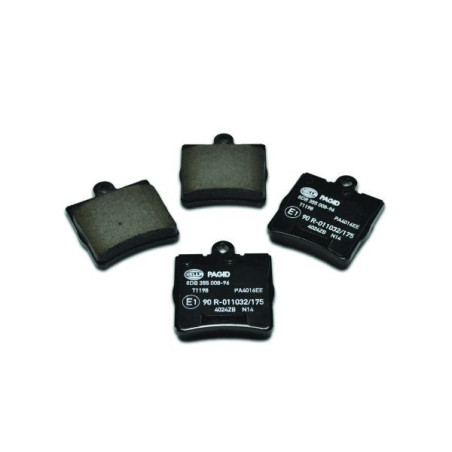 HELLA 8DB 355 008-961 Brzdové platničky Zadné pre