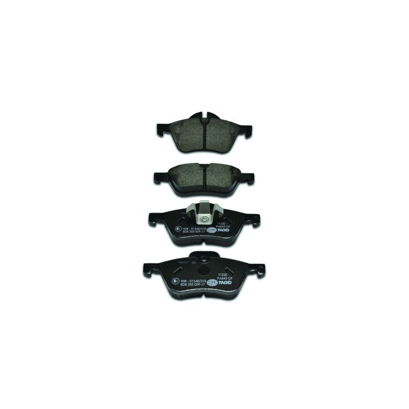 HELLA 8DB 355 009-171 Klocki hamulcowe Przód dla