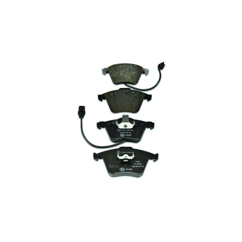 HELLA 8DB 355 009-201 Klocki hamulcowe Przód dla