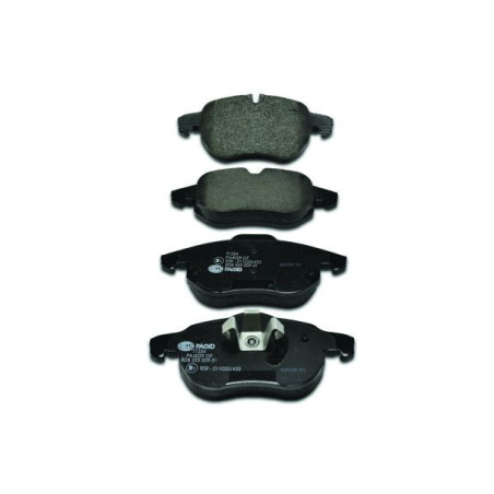 HELLA 8DB 355 009-311 Bremsbeläge Vorne für