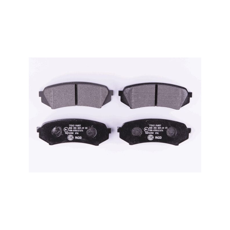 HELLA 8DB 355 009-391 Plaquettes de frein Arrière pour