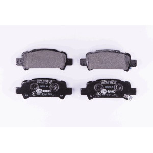 HELLA 8DB 355 009-401 Pastillas de freno Trasero para
