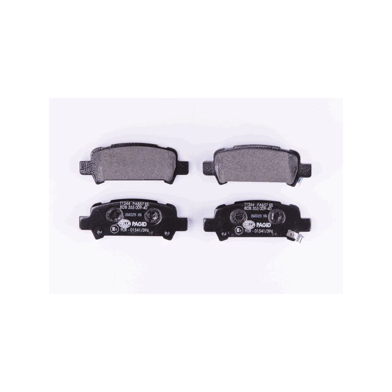 HELLA 8DB 355 009-401 Plaquettes de frein Arrière pour
