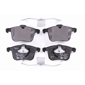 HELLA 8DB 355 009-431 Brzdové platničky Predné pre