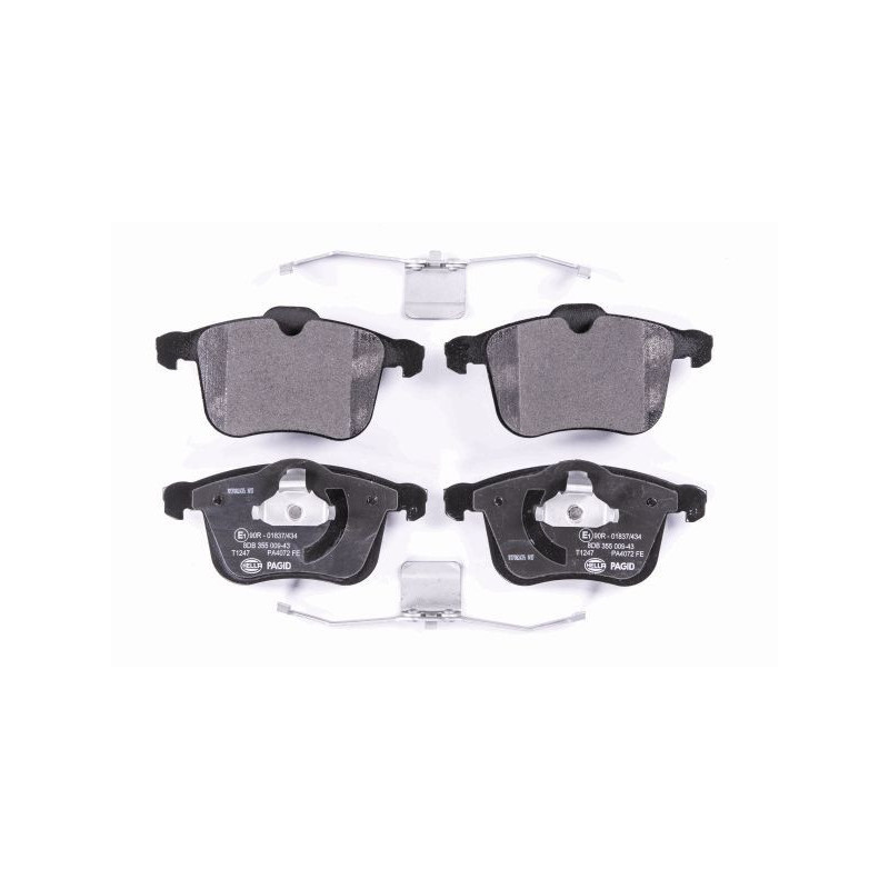 HELLA 8DB 355 009-431 Brake Pads Set Front for