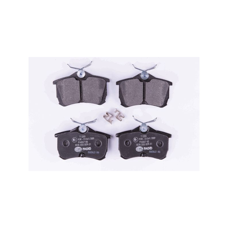 HELLA 8DB 355 009-511 Brake Pads Set Rear for