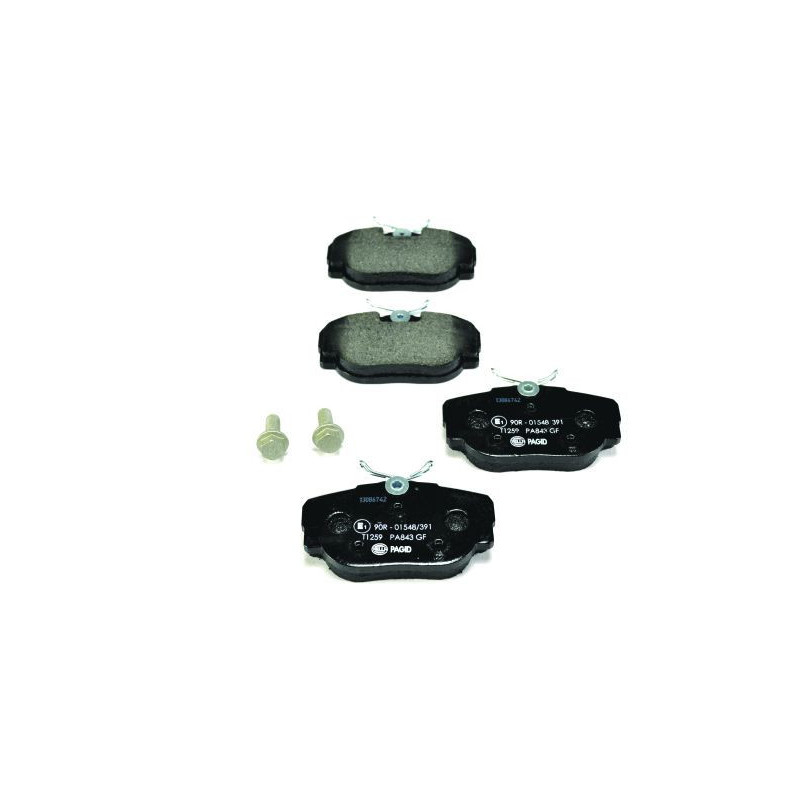 HELLA 8DB 355 009-541 Plaquettes de frein Arrière pour
