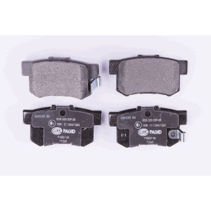 HELLA 8DB 355 009-581 Brzdové platničky Zadné pre
