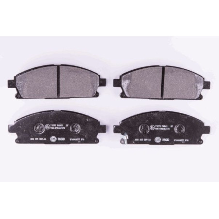HELLA 8DB 355 009-661 Brzdové destičky Přední pro