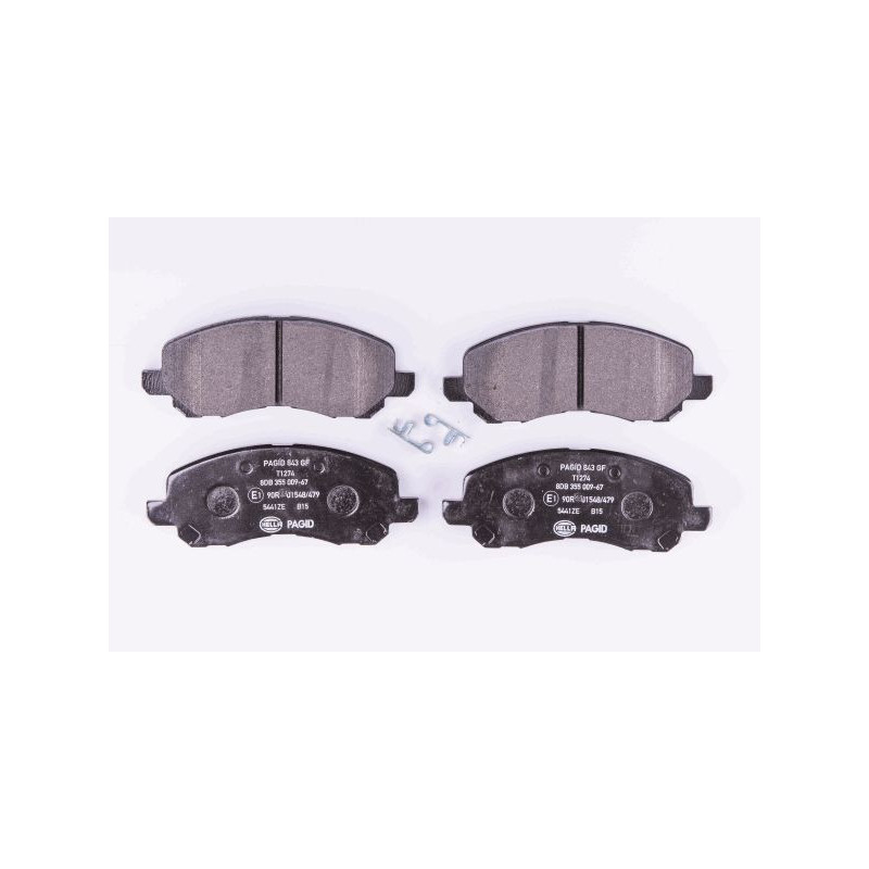 HELLA 8DB 355 009-671 Brake Pads Set Front for