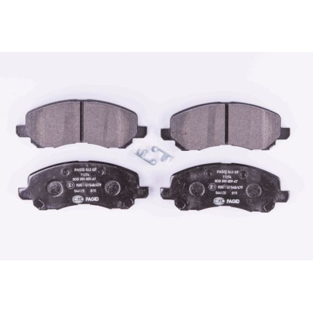 HELLA 8DB 355 009-671 Pastillas de freno Delantero para