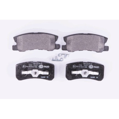 HELLA 8DB 355 009-691 Brake Pads Set Rear for