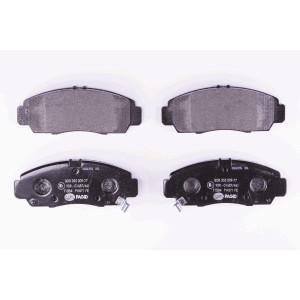 HELLA 8DB 355 009-771 Brzdové platničky Predné pre