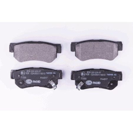 HELLA 8DB 355 009-971 Brake Pads Set Rear for