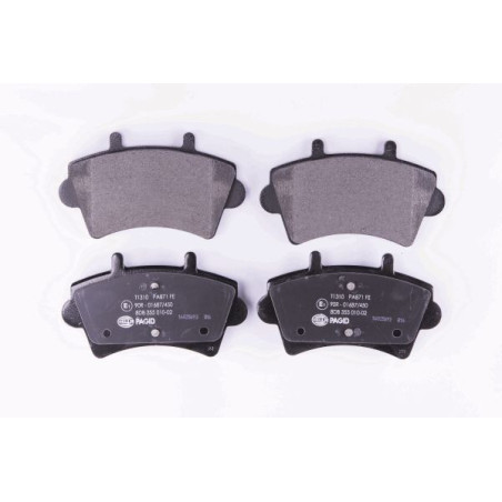 HELLA 8DB 355 010-021 Brzdové destičky Přední pro