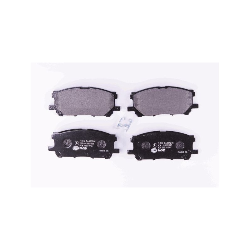 HELLA 8DB 355 010-071 Pastiglie freno Anteriore per