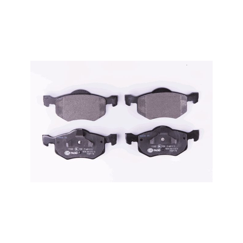 HELLA 8DB 355 010-141 Bremsbeläge Vorne für