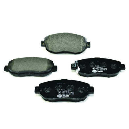 HELLA 8DB 355 010-151 Klocki hamulcowe Przód dla