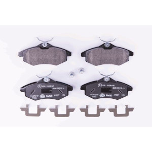 HELLA 8DB 355 010-161 Brzdové platničky Predné pre