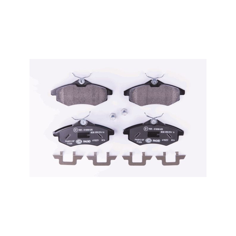 HELLA 8DB 355 010-161 Bremsbeläge Vorne für