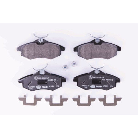HELLA 8DB 355 010-161 Klocki hamulcowe Przód dla