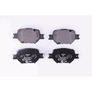HELLA 8DB 355 010-201 Brzdové platničky Predné pre