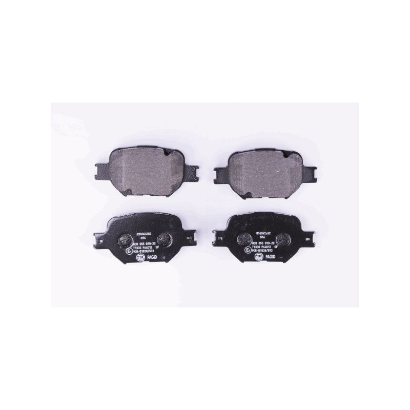 HELLA 8DB 355 010-201 Plaquettes de frein Avant pour