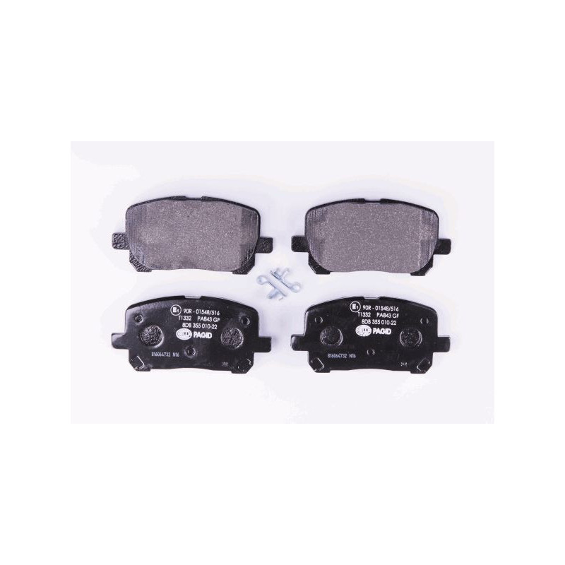 HELLA 8DB 355 010-221 Plaquettes de frein Avant pour