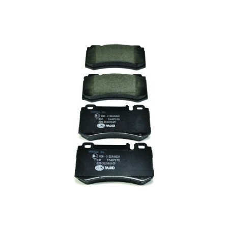 HELLA 8DB 355 010-291 Brzdové platničky Zadné pre
