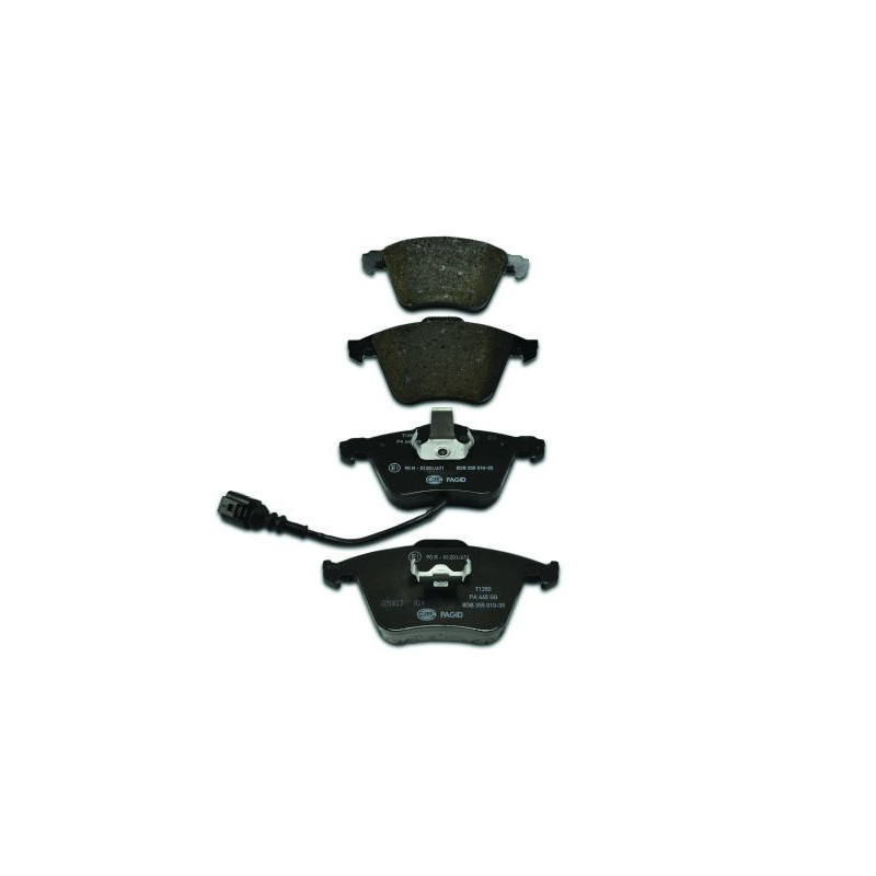 HELLA 8DB 355 010-351 Bremsbeläge Vorne für