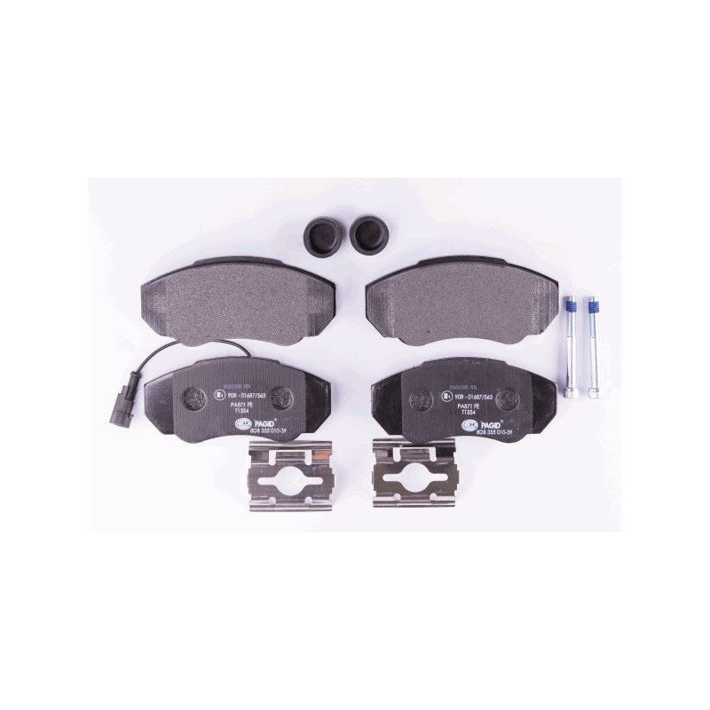 HELLA 8DB 355 010-391 Klocki hamulcowe
