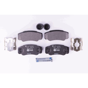 HELLA 8DB 355 010-411 Pastillas de freno Trasero para