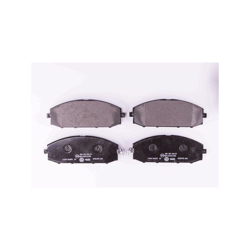 HELLA 8DB 355 010-511 Klocki hamulcowe Przód dla