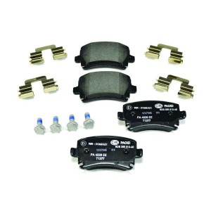 HELLA 8DB 355 010-601 Brzdové platničky Zadné pre