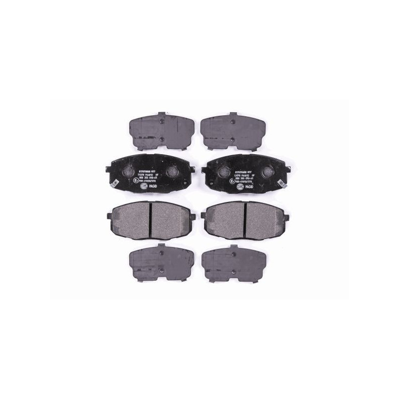 HELLA 8DB 355 010-611 Pastiglie freno Anteriore per