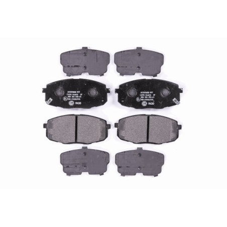 HELLA 8DB 355 010-611 Pastillas de freno Delantero para