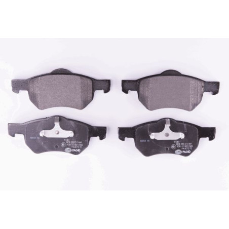 HELLA 8DB 355 010-641 Brzdové platničky Predné pre
