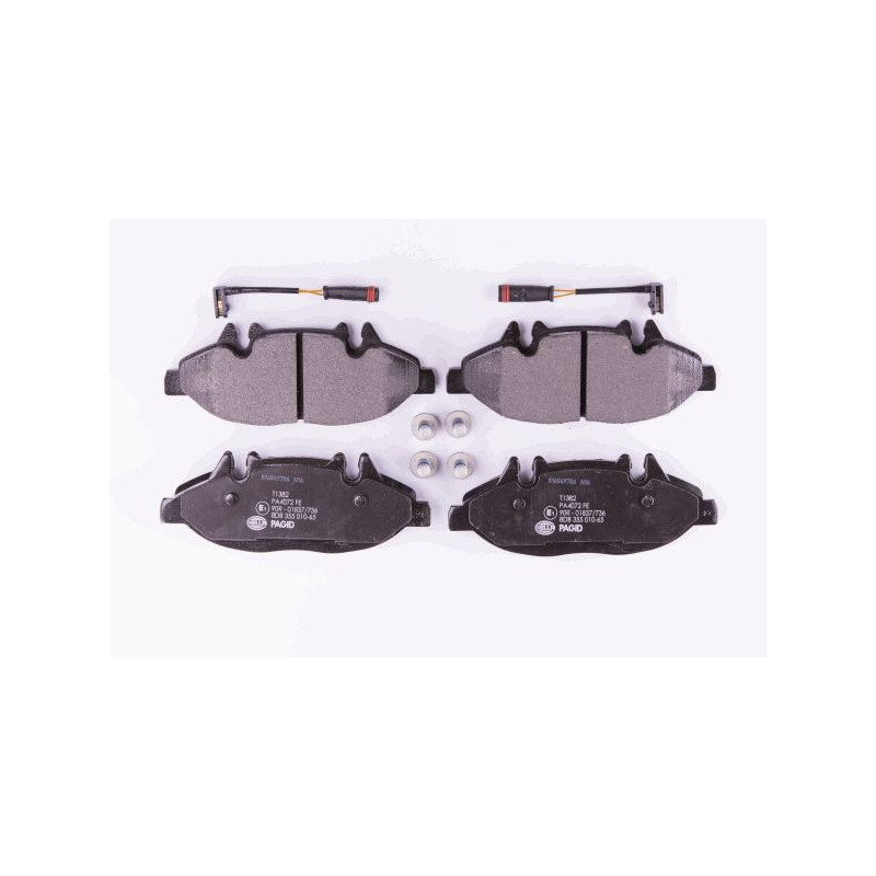 HELLA 8DB 355 010-651 Brake Pads Set Front for