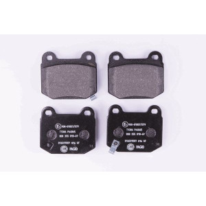 HELLA 8DB 355 010-691 Plaquettes de frein Arrière pour