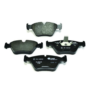 HELLA 8DB 355 010-711 Brzdové platničky Predné pre